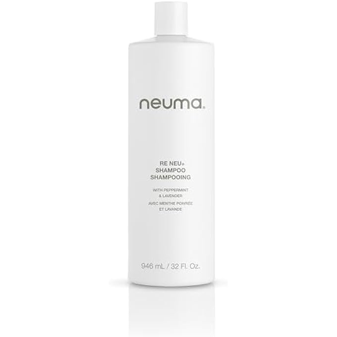 NEUMA RE NEU SHAMPOO 32 FL. OZ. REVITALIZING, SOOTHING & GENTLE CLEANSING SULFATE FREE SHAMPOO, PEPPERMINT & VANILLA SCENT - Image 3