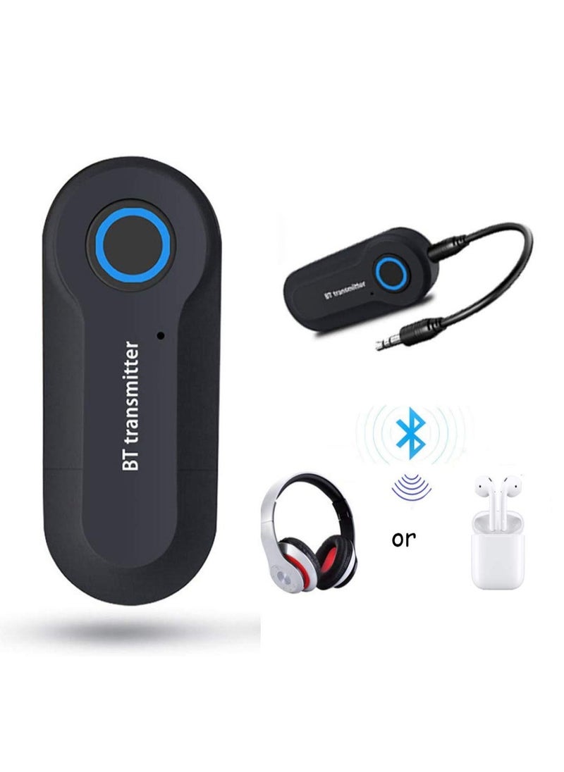 Generic - Low-Latency Bluetooth Audio Transmitter 3.5mm AUX RCA Computer USB Audio Non-Fiber Wireless Audio Adapter for TV PC for Headphones No Delay Bluetooth 4.0 - Image 1