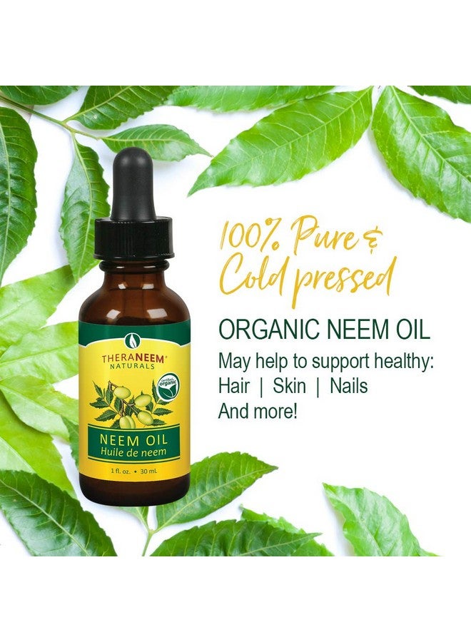 ثيرا نيم زيت بذور النيم من ثيرانيم ناتشورالز | لبشرة وشعر وأظافر صحية وأكثر | زيت بذور النيم عضوي معتمد، نقي ١٠٠٪، غير مكرر، معصور على البارد | ١ أونصة سائلة - Image 2