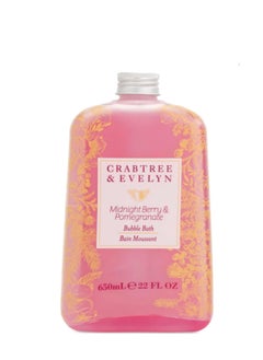 Crabtree & Evelyn Crabtree & Evelyn Midnight Berry & Pomegranate Bubble Bath Shower Gel 21.9 oz 