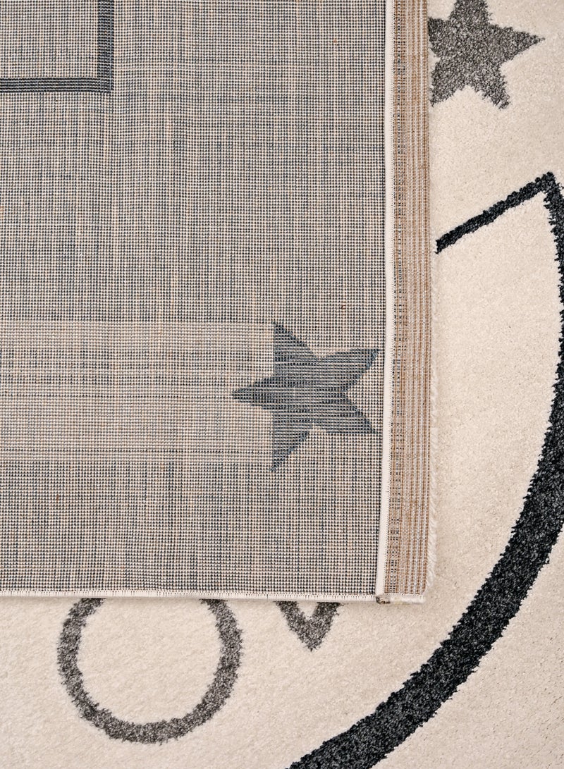 MILANO B5305A WHITE / D. BLUE 120X180 Kids rug - Image 3