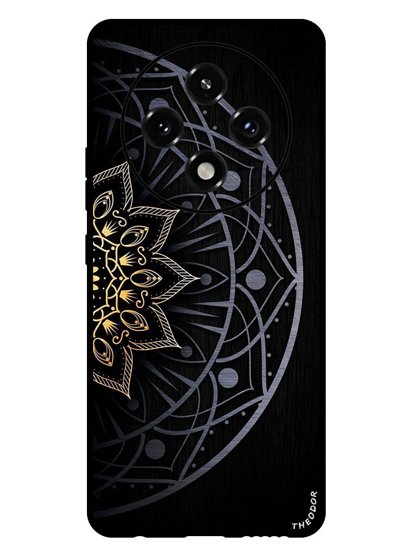 Theodor Protective Case Anti Scratch Shock Proof Bumper Cover For Oppo A3 Pro Floral Art 2 - Image 1