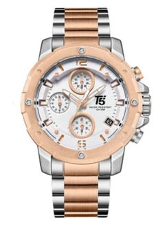 T5 T5 women’s Chronograph Stainless steel Watch H3589L-SLRGRGWH  - Image 1
