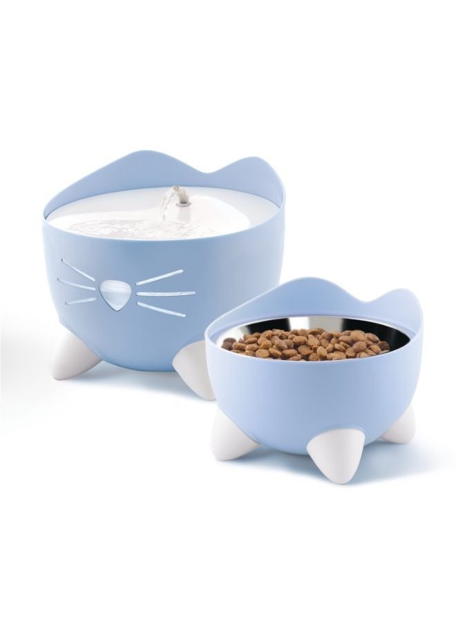 CatIt Pixi Drinking Fountain Combo pack Blue - Image 1
