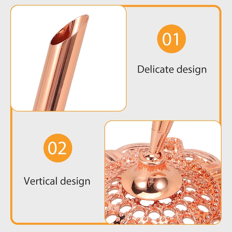 Gold Tone Metal Ballpoint Pen for Business Office Hotel Reception and Signature Use - Image 4