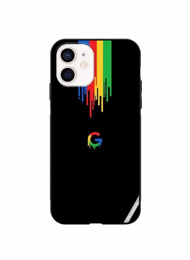 VR CREATIVE Protective Case Cover For Apple iPhone 12 Google Design Multicolour - Image 1