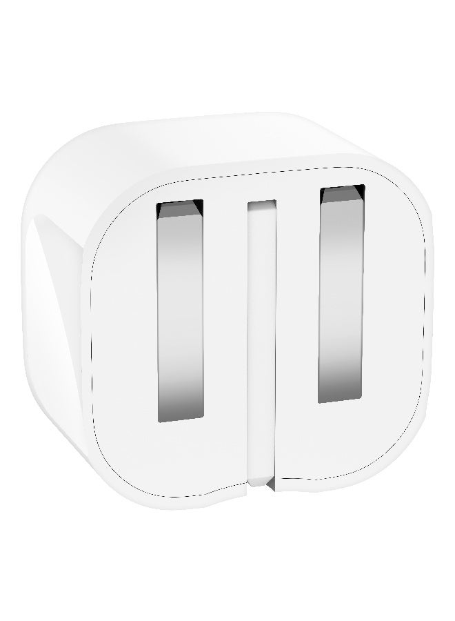 belkin BoostCharge Compact Wall Charger 30W, Travel-friendly USB-C Power Delivery Fast Charging for Apple iPhone Series 15, 14, 13, Samsung Galaxy S24, S23, iPad, AirPods, Tablet And More - White - Image 2