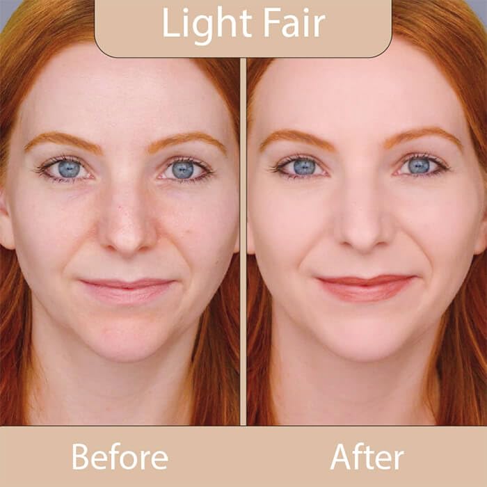 LUMINESS Airbrush Spray Silk Foundation Starter Kit - Fair Light - Foundation, Primer & Dual-Sided Angled Buffing Brush - Medium, Buildable Coverage, Anti-Aging Formula Hydrates & Moisturizes - Image 3