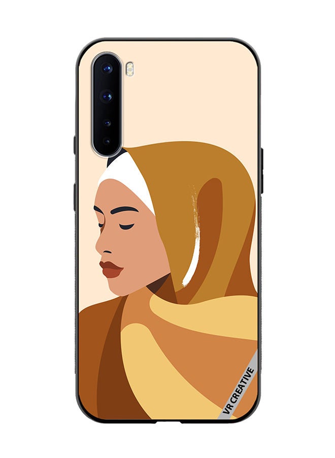 VR CREATIVE Protective Case Cover For OnePlus Nord Cartoon Woman Shape Design Multicolour - Image 1