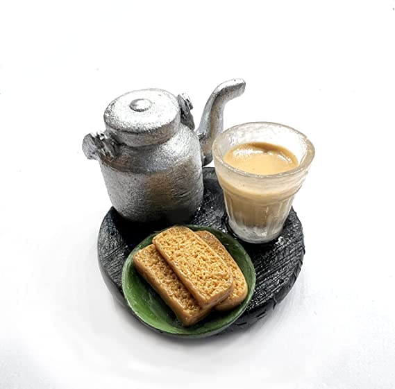 BRIKSHI Fridge Magnet Miniature Food 3D Fridge Magnet Best Souvenir Gift 100% Made in India(Samosa and Chai Ketli) Combo Po2 Po_2 - Image 5