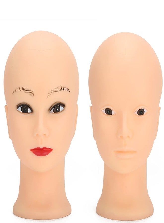yuyte Mannequin Head 49cm Makeup Training Head Doll Head Makeup Mannequin For Eyelashes Makeup Practice - Image 1
