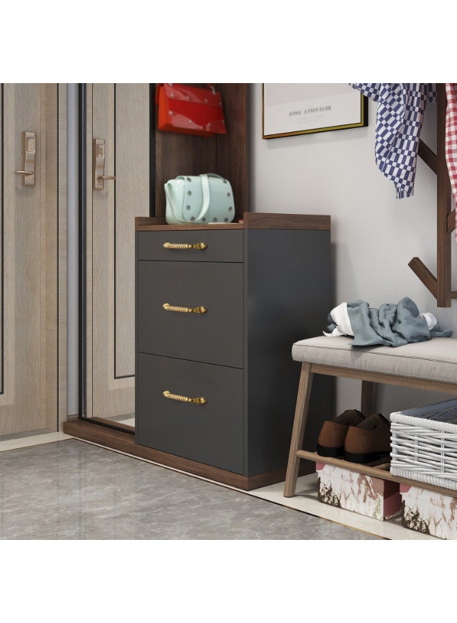 Goo-Ki 6-pack golden cabinet handle, luxurious style drawer handle, sturdy zinc alloy material, suitable for kitchen cabinets, wardrobes, dressing tables, single hole handle design, rust proof, scratch resistant, easy to install (including screws) - Image 5