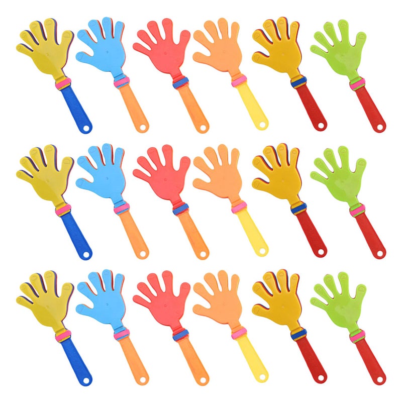 48 pcs Colorful Hand Clappers Noisemakers Cheering Hand Clapper Toy for Sporting Events Parties Celebrations Game Rewards Fiesta Birthday Party Favors - Image 3