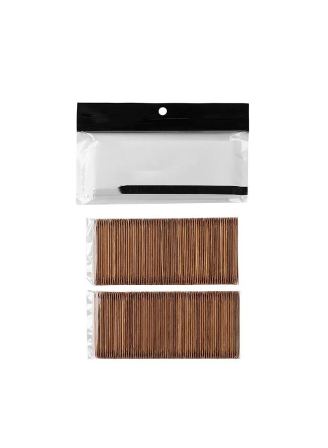 Generic 200-800pcs Disposable Carbonized Bamboo Sticks Household Eco-friendly Single Head Tooth Picks Portable Fruit Toothpicks Bar Market - Image 3
