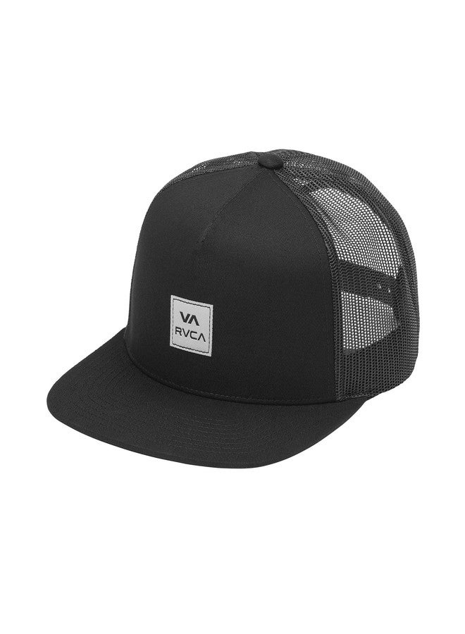RVCA Mens VA ATW Trucker Black One Size - Image 1