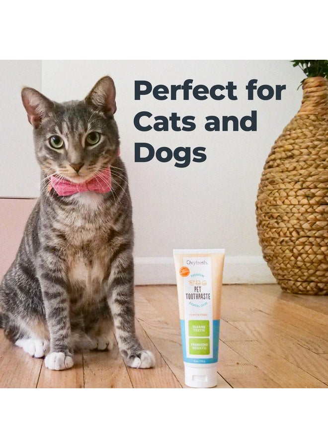 Oxyfresh Premium Dog Toothpaste - Best Dog Teeth Cleaning & Dog Plaque and Tartar Fighter - Safe for Cat Toothpaste Too - Vet Formulated Pet Toothpaste, 4oz - Image 5