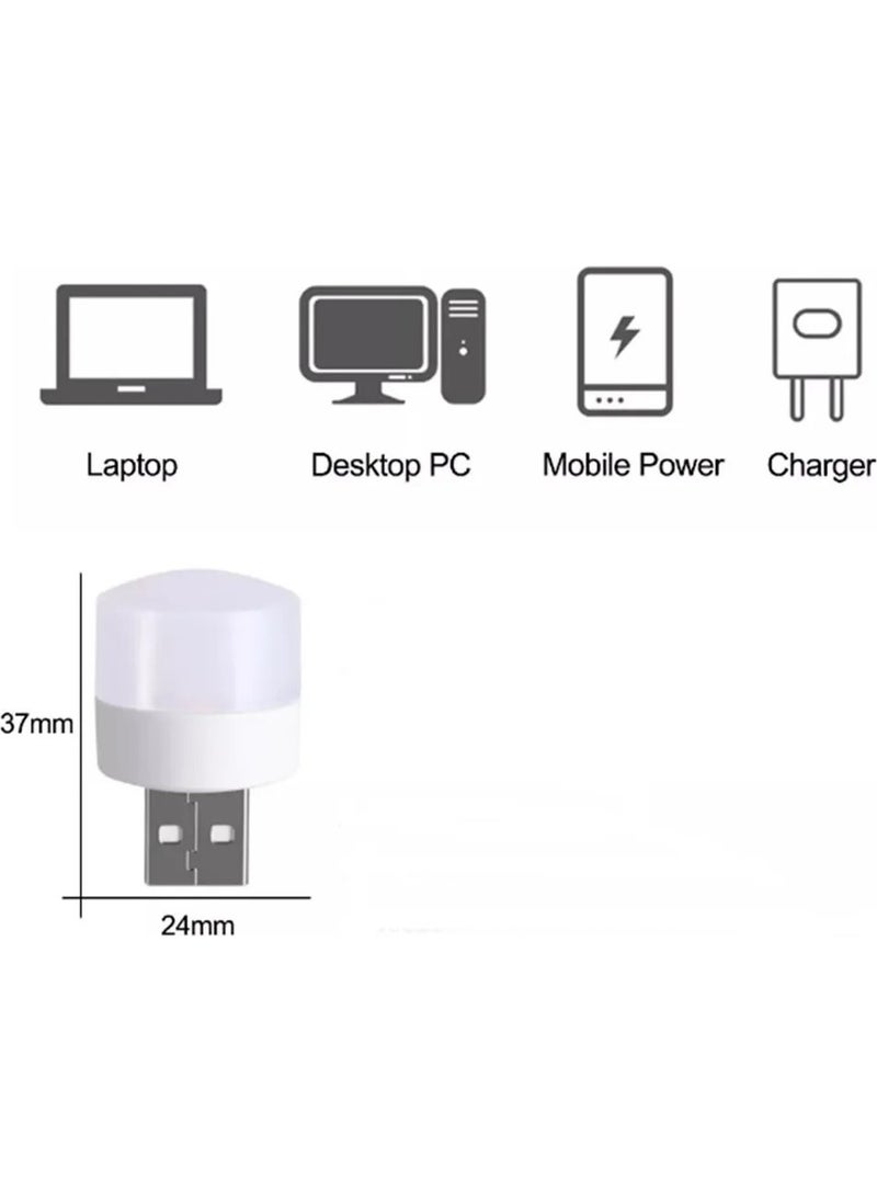 Zoli Mini LED USB Compatible Night Light Bulb Set of 3  - Image 3