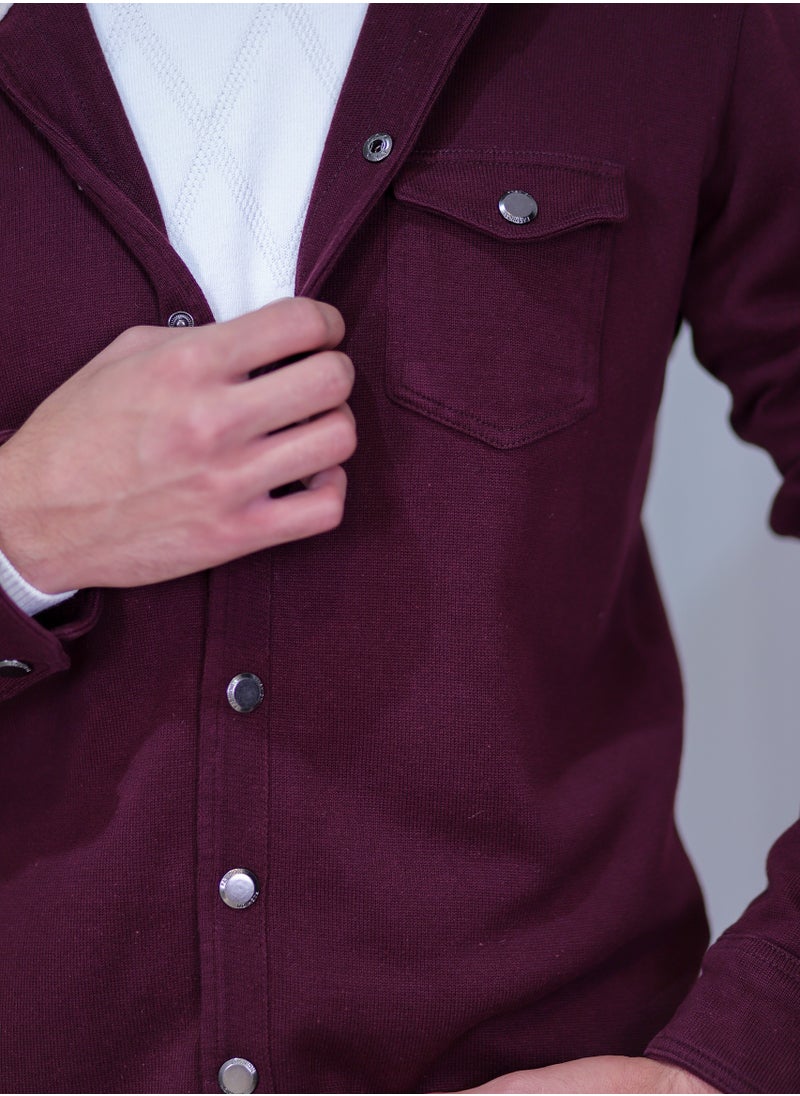 Levantino - Men's Button Down Cardigan - Image 1