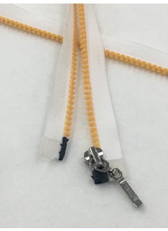Karan Tuhafiye Karan Haberdashery Coat Zipper 70 cm White  - Image 2