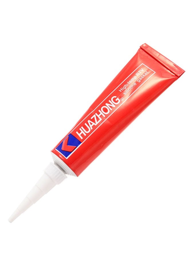 Silicone Sealant - 60g Red - High Temperature RTV Silicone Gasket Maker and Sealant for Engines, Exhaust, and Machinery - Oil Resistant, Flexible, & Durable Sealant for Automotive Repairs - Image 1