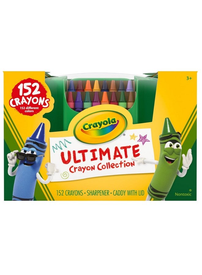 Crayola Ultimate Crayon Box Collection (152ct), Bulk Kids Crayon Caddy, Classic & Glitter Colors, Coloring Book Supplies, Gift for Kids - Image 2