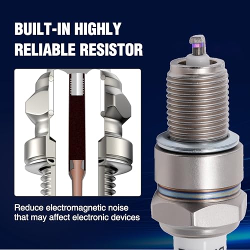 Wetenex BPR6ES Spark Plug for NGK BPR6ES BP6ES Torch F6RTC MTD 951-10292 Honda 98079-56846 GX120 GX160 GX200 GX240 GX270 GX340 GX390 4 PACK - Image 5