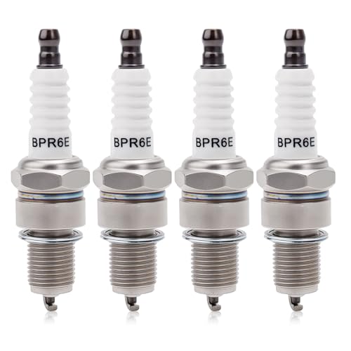 Wetenex BPR6ES Spark Plug for NGK BPR6ES BP6ES Torch F6RTC MTD 951-10292 Honda 98079-56846 GX120 GX160 GX200 GX240 GX270 GX340 GX390 4 PACK - Image 1