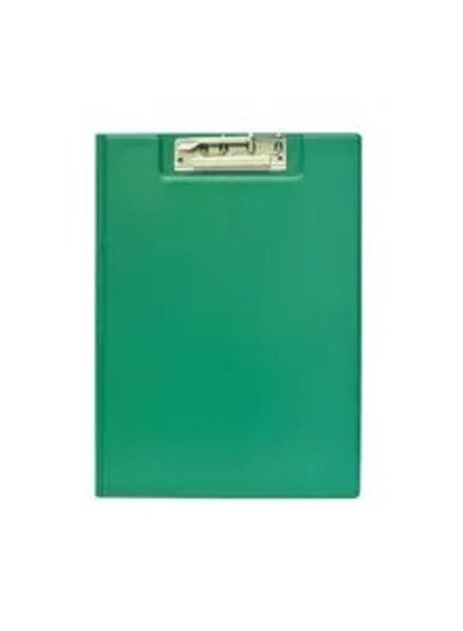 Fis Pvc Clip Boards - Double With Pressure Clip (green Color), A4 Size