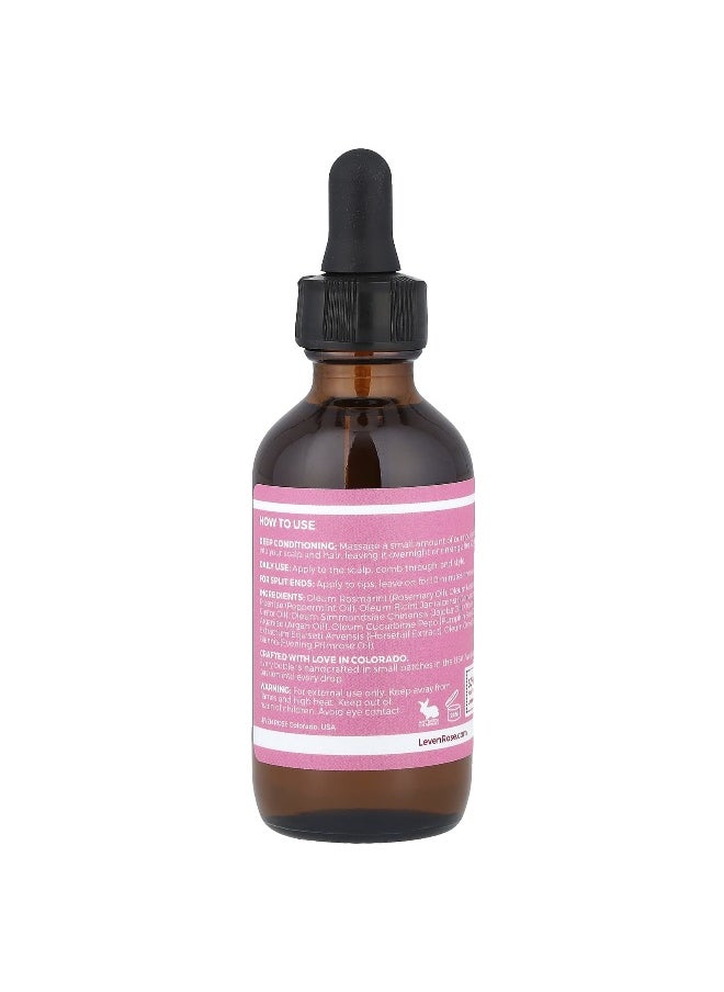 Leven Rose Leven Rose, Rosemary Hair Oil , 2 fl oz (60 ml)  - Image 2