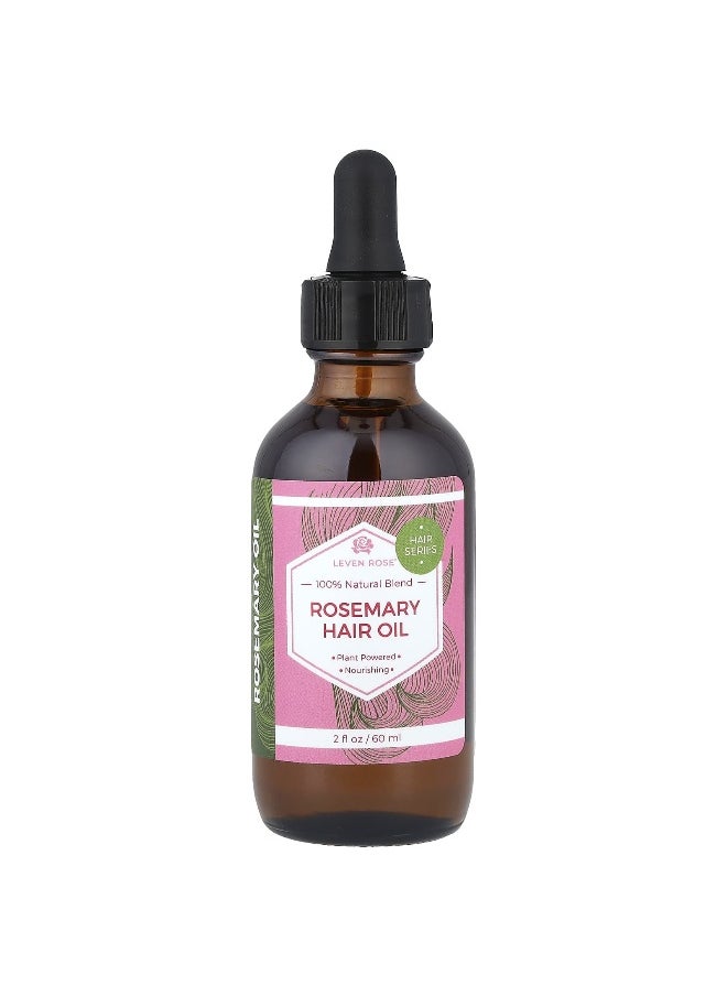 Leven Rose Leven Rose, Rosemary Hair Oil , 2 fl oz (60 ml)  - Image 1