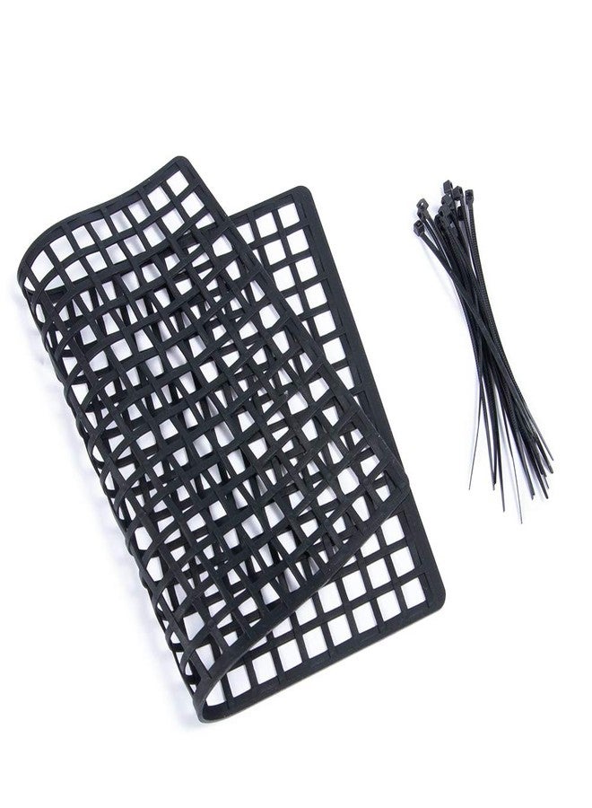 MOHERO RC Rubber Window Net Luggage Net for 1/10 1/8 Axial SCX10 90046 Wraith RC (Black) - Image 1