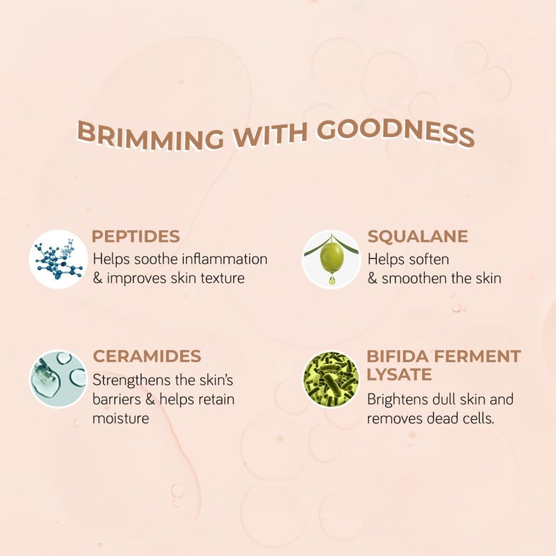 Moody Derma Soothe Barrier Repairing Serum With Peptides Ceramides AntiAgeing Serum Sensitive Skin Serum Serum For Combination Skin Suitable For All Skin Type 20 ml - Image 3