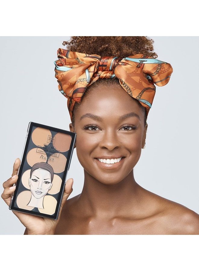 Ruby Kisses 3D Contour Artist Powder Palette Light Medium Define your cheekbones, perfect your nose, and sculpt your jawline - Image 4