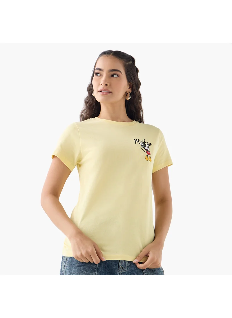 اس بي كاركترز Mickey Mouse Embroidered T-shirt