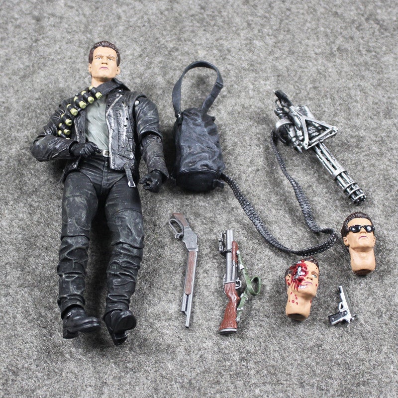 18 سم Terminator 2: يوم الحساب أرنولد شوارزنيجر تمثال PVC (أسود) - Image 3