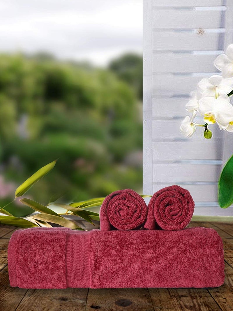 BIANCA 3pc Ultra Soft Zero Twist 100 Cotton Towel 1pc Bath 2pc Hand Paradiso Super Absorbent Fluffy AeroCore Organic Technology for Men Women Gym Kitchen SolidMulti - Image 1