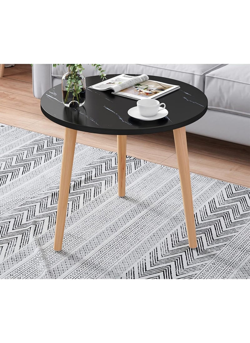 Device Bas with BROWN ART SHOPPEE BROWN ART SHOPPEE Coffee Table Faux Marble Design Table Side Table Round Solid Wood End Table Coffee Table Flower Stand Sofa Side For Living Room Balcony Furniture Decor Corner table15x15x18 Black 