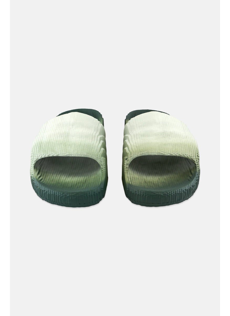 adidas Originals Men Adilette 22 Slip On Slides, Olive  - Image 3