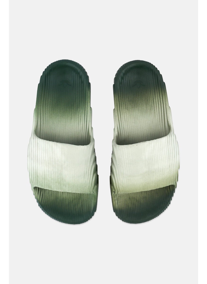 adidas Originals Men Adilette 22 Slip On Slides, Olive  - Image 2