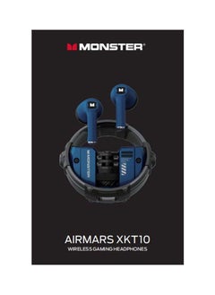 Monster AIRMARS XKT10 Wireless Earbuds Metallic Blue  - Image 3