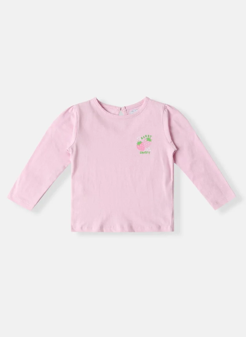 Nautinati Nautinati Girls Cotton Printed Pack of 2 Top