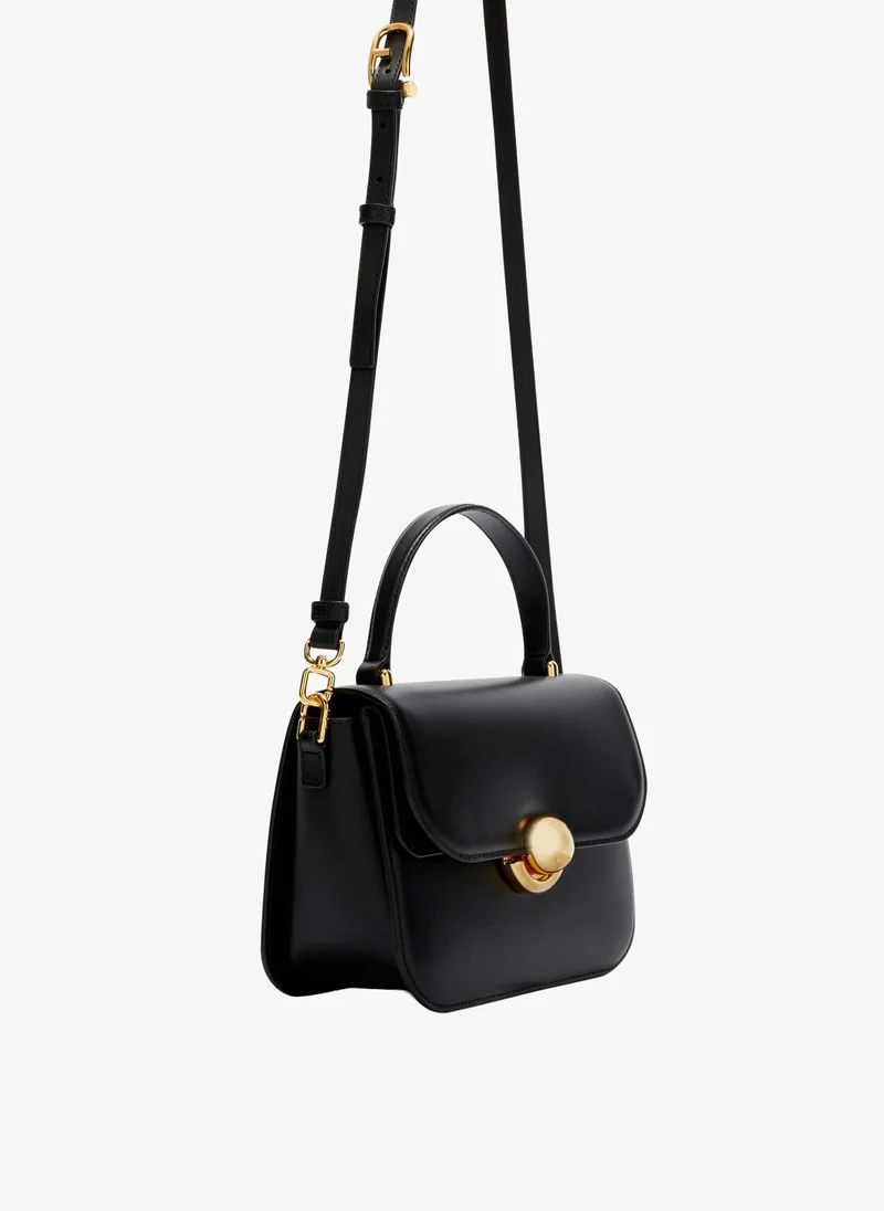 Furla Black Sfera Mini Top Handle for Women | Best Price UAE