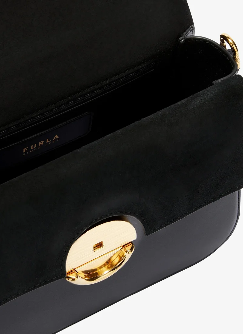 Furla Black Sfera Mini Top Handle for Women | Best Price UAE