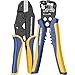 haisstronica haisstronica Wire Stripper and Crimping Tool,AWG 24-10 Automatic Stripper Tool with AWG 22-10 Ratchet Wire Crimper For  - Image 2
