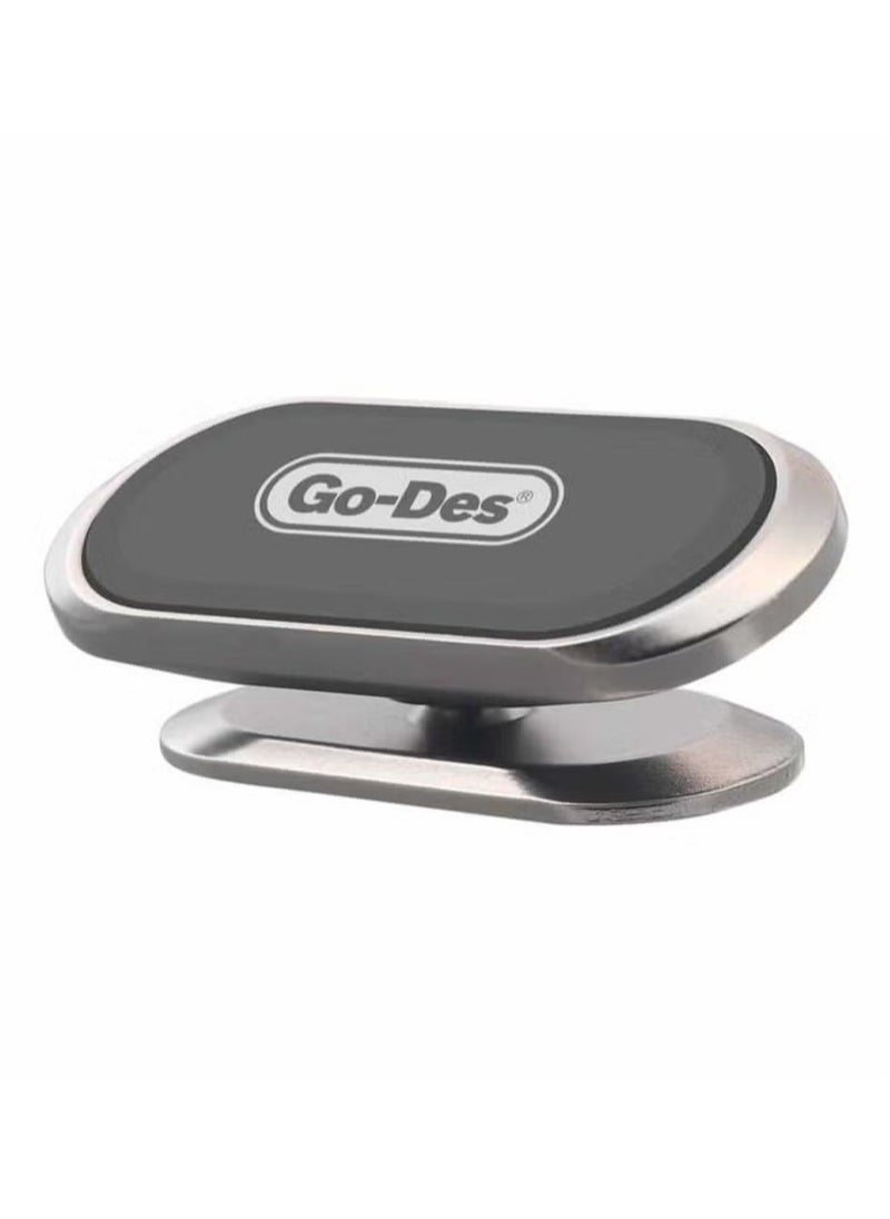 GO-DES 360° Adjustable Magnetic Universal Phone Holder | Dashboard Mount | 360° Rotation | Hands-Free Car Phone Holder for Secure & Convenient Use | Universal Compatibility for Smartphones - Image 4