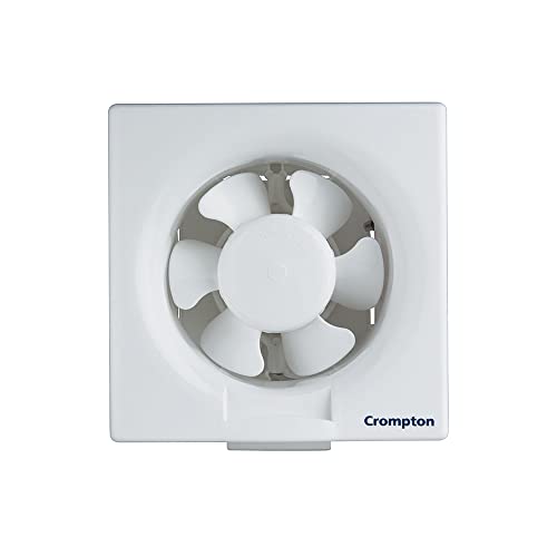 Crompton كرومبتون بريسك إير نيو 200 مم (8 بوصة) مروحة عادم للمطبخ والحمام والمكتب (أبيض)، BRISKAIRNEO8WHT، عبوة من 1 - Image 1
