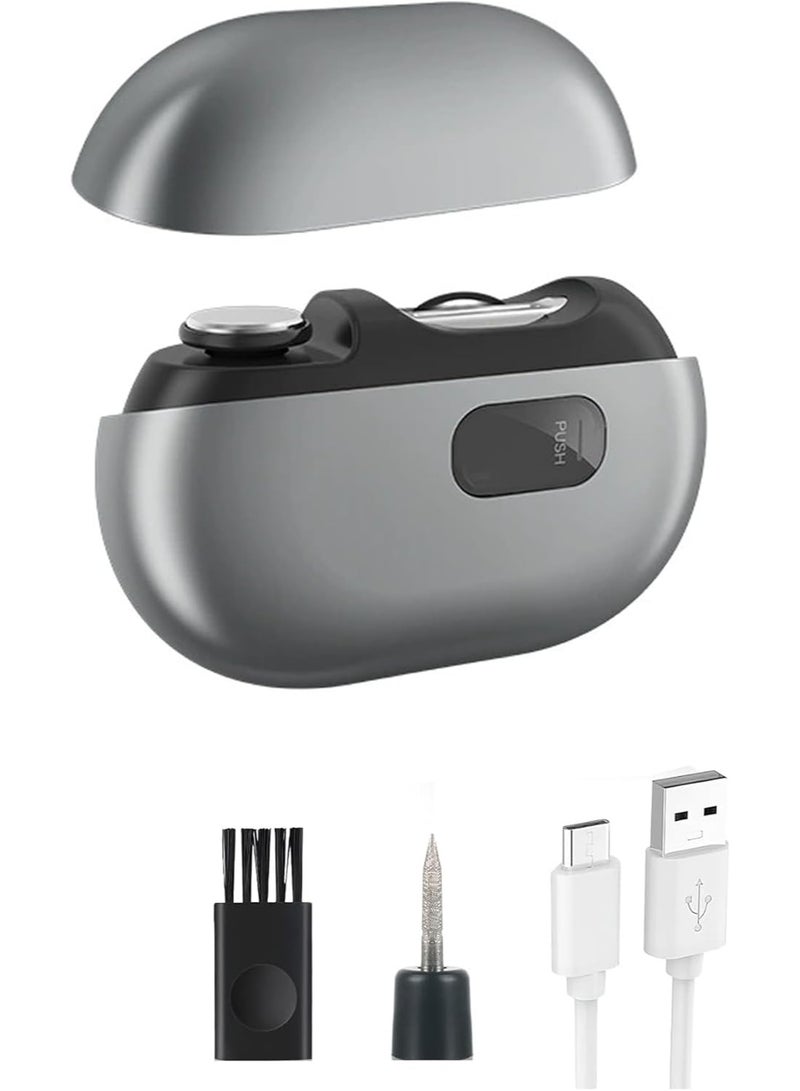 BlueFire Automatic Electric Nail Clipper 3-in-1 for Babies, Kids & Adults 💅 USB Rechargeable Nail Trimmer & Polisher with LED Light, Quiet Operation, Safety Hidden Blades, Nail Clippings Storage, 2-Speed Adjustable Grooming Tool for Fingernails & Toenails - Image 1