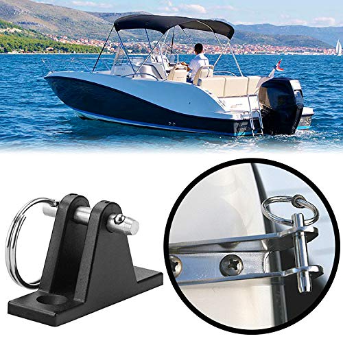 OIIKI 2 Pack Quick Release Pins, Diameter 3/16 inch(5mm), Usable Length: 0.95inch(24mm) ,Full 316 Stainless Steel Marine Hardware Bimini Top Pin for Ship Outfitting/Shipbuilding - Image 4