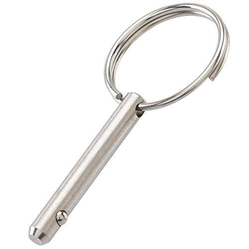 OIIKI 2 Pack Quick Release Pins, Diameter 3/16 inch(5mm), Usable Length: 0.95inch(24mm) ,Full 316 Stainless Steel Marine Hardware Bimini Top Pin for Ship Outfitting/Shipbuilding - Image 5