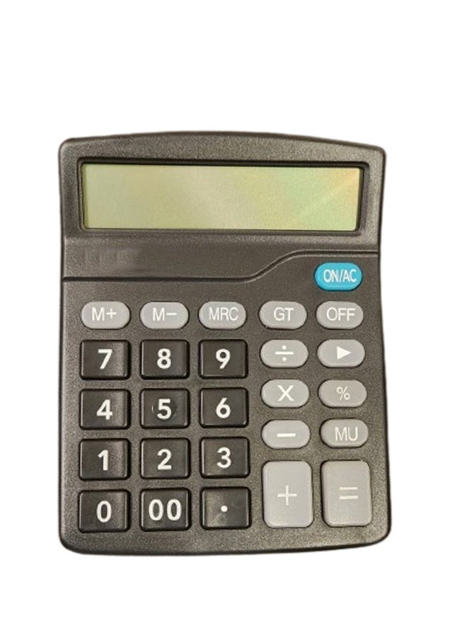 Generic 12-Digit Desktop Standard Function Calculator Black  - Image 2